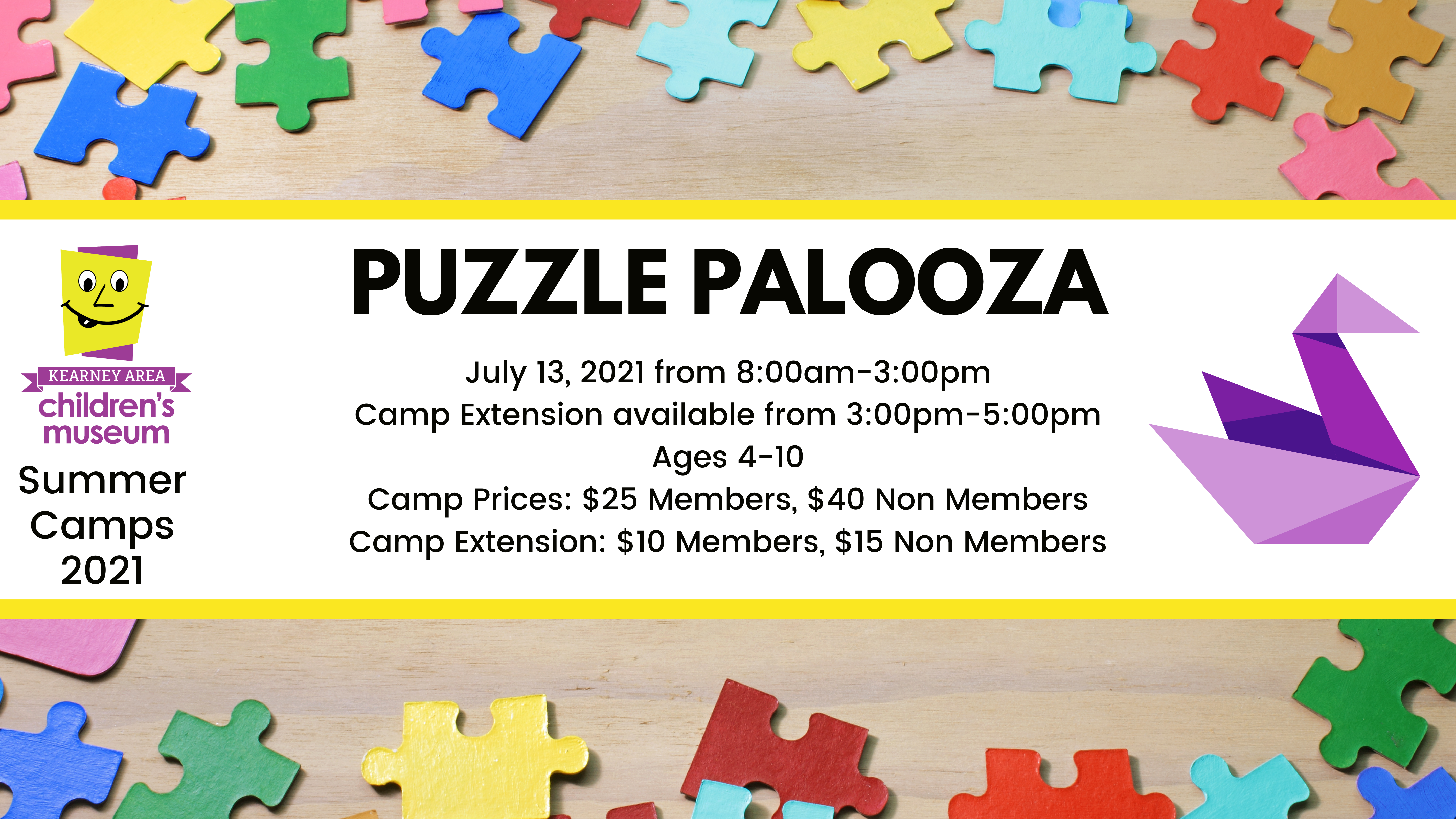 Puzzle　Museum　Palooza!　Camp　Kearney　Children's